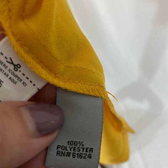 NWT Ruff Hewn Grey Bright Gold Tunic Top - Picture 7 of 9